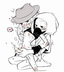 2boys anal anal_sex bite_mark bite_mark_on_breast bite_marks blush crying cum drooling gay gay_sex handjob idle2021 jevin_(sprunki) sprunki tears tunner_(sprunki) yaoi