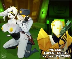 gabriel_(ultrakill) j_(murder_drones) mirage_(ultrakill) murder_drones sopa-chan tagme ultrakill