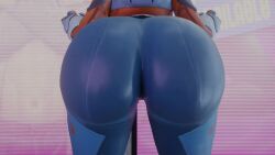 3d animated ass ass_focus ass_shake bodysuit female from_behind head_out_of_frame huge_ass jiggle juno_(overwatch) kishi overwatch overwatch_2 shiny shiny_clothes skin_tight solo tagme twerking video video