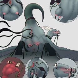 1:1 anus areola blush breasts clitoridectomy clitoris crotch_breasts darama dragon european_mythology female feral genital_mutilation genital_torture genitals gore hi_res horn mastectomy membrane_(anatomy) membranous_wings mutilation mythological_creature mythological_scalie mythology nipple_fetish nipple_penetration nipple_play nipples oophorectomy ovaries penetration pussy restrained scalie solo tail tentacle tentacle_in_nipple tentacle_in_vagina tentacle_penetration tongue tongue_out vaginal_penetration vulva western_dragon wings