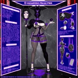 3d 3d_(artwork) amputee body_modification bondage brainwashed brainwashing dc decapitated decapitated_head decapitation headless high_heels hypnosis ibex-cg ibex_(company) mind_break mind_control modification mutilation rachel_roth raven_(dc) titans transformation wicked_witch_(ibex-cg) young_titans