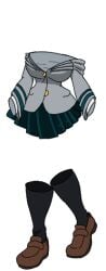 big_ass big_boob big_breasts big_butt bimbo boku_no_hero_academia clothing hagakure_tooru hero hero_outfit invisible_woman my_hero_academia ograniczony one_girl outfit school_uniform skirt tooru_hagakure tooru_hagakure_(invisible)