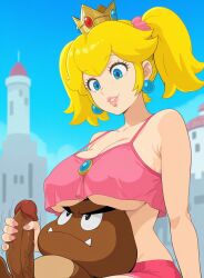 ai_generated female goomba handjob mario_(series) princess_peach