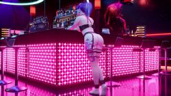 ai_angel ai_generated big_ass club fat_ass fishnets nude_female perky_breast phat_ass slut_collar slut_princess