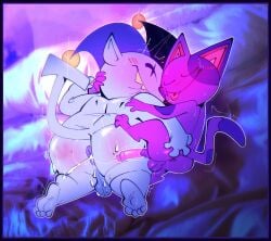 2025 4_toes after_sex animal_crossing anthro anus ass backsack backseat balls biped blush bob_(animal_crossing) bodily_fluids closed_eyes clothing crossover cuddling cum cum_from_ass cum_in_ass cum_inside darkner deltarune digital_media_(artwork) domestic_cat duo erection feet felid feline felis fool's_hat foreskin fur genital_fluids genitals hat hat_only headgear headgear_only headwear headwear_only hi_res humanoid humanoid_genitalia humanoid_penis humanoid_pointy_ears imp jester jevil_(deltarune) long_penis male male/male mammal mostly_nude nintendo nude penis photo_background photography_(artwork) pointy_ears purple_body purple_fur sharp_teeth smile teeth the-alfie-incorporated toes tongue tongue_out undertale_(series)