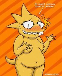 1girls alphys breasts chubby female hashmakestrash nude pussy tagme undertale