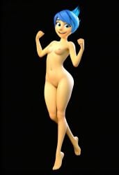 3d 3d_(artwork) ai ai_art ai_generated inside_out inside_out_2 joy_(inside_out) novelai