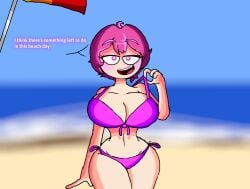 1girls background beach beach_background big_breasts big_hips bikini breasts cleavage clothed clothing dialog dialogue female female_only fixed fixed_version fnf fnf_mods friday_night_funkin friday_night_funkin_mod fucost hips huge_breasts huge_hips human human_only looking_at_viewer looking_pleasured ocean open_mouth pink_bikini pink_bikini_bottom pink_bikini_top pink_eyes pink_hair pink_hair_female pinku_(maniacal_vengeance_erect) pinku_(vs_human_impostor) pov revealing_clothes seductive seductive_eyes seductive_look seductive_smile short_hair sideass sideboob simple_background teasing umbrella vs_human_impostor vs_impostor white_skin white_skinned_female
