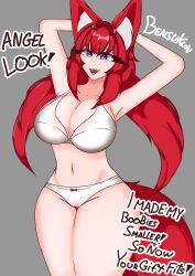 2d angel_[bensukun] animal_ears ass bed bensukun big_ass big_breasts bigger_female bra breast_expansion breasts breasts_bigger_than_head breasts_out colored expansion expansion_sequence female fox fox_ears fox_girl fox_tail gigantic_breasts growing growth half-dressed half_naked huge_ass huge_breasts hyper hyper_breasts male massive_ass massive_breasts massive_butt nipples nipples_outside nova_[bensukun] panties self_upload sequence smaller_male text wolf wolf_boy wolf_ears wolf_tail