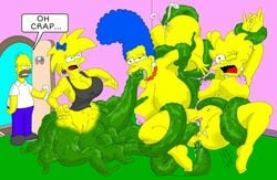 alternate_breast_size ass big_ass big_breasts breasts cum cum_in_ass cum_in_pussy cum_inside homer_simpson huge_breasts incest large_breasts lisa_simpson maggie_simpson marge_simpson maxtlat pussy tentacle text the_simpsons vaginal_penetration yellow_body