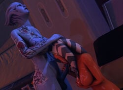 1futa 1girls 3d absurd_res ahsoka_tano alien asari asenak_(artist) balls breasts clone_wars crossover cum cum_drip cumshot duo ejaculation erection fellatio female futa_on_female futa_sans_pussy futanari hi_res humanoid intersex intersex/female jedi jedi_padawan large_breasts mass_effect mesana_(character) nude oral penile penis sex star_wars togruta video_games