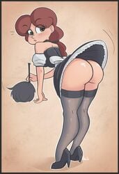 angie_diaz big_ass big_butt butt buttocks disney haich high_heels maid no_panties solo star_vs_the_forces_of_evil upskirt