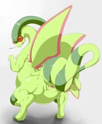 2016 claws dragon female feral flygon hurikata nintendo open_mouth pokemon pokemon_(species) solo video_games wings