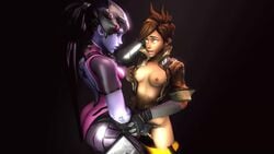 3d animated no_sound overwatch source_filmmaker taidoro tracer video widowmaker