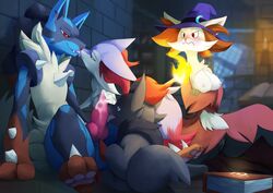 braixen from nintendo by blitzdrachin