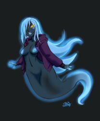 female ghost long_hair monster solo spectre