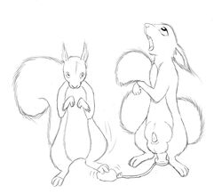 anal anthro buttplug erection feral male male_anal mammal penis rodent sex_toy simple_background sketch sqrl squirrel toying_partner white_background