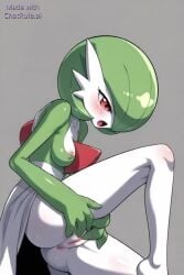 ai_generated female female_solo fingering fingers gardevoir gardevoir_(cosplay) girl masturbation nintendo no_sound pokemon pokemon_(species) pussy rubbing rubbing_pussy solo solo_female tagme vaginal_penetration video