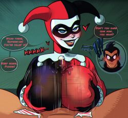 dick grayson from batman and harley quinn by tenra101