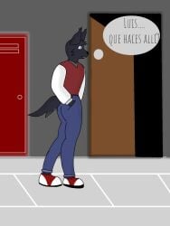 blue_eyes door furry gay moon_night29985 school
