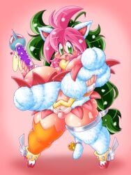 1girls belly breasts female gigantic_breasts hikaru_(robopon) hips huge_breasts huge_hips huge_nipples huge_pussy huge_thighs hyper_breasts hyper_nipples large_breasts nipples pussy robopon shortstack tamori_hataru thick_thighs thighs wide_hips