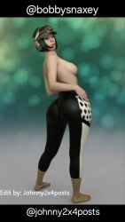 ai_generated ass ass_focus ass_grab big_ass big_booty big_butt bobbysnaxey bubble_butt edit ela_(rainbow_six) female green_hair johnny2x4posts pawg rainbow_six rainbow_six_siege solo solo_female solo_focus tagme tight_clothing tight_leggings tight_pants topless twerk twerking video yoga_pants