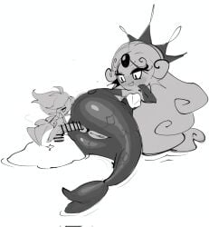 1boy 1boy1girl 1girls anal anal_penetration anal_sex anus ass big_ass big_penis bigger_female black_pearl_cookie censor_bar censored censored_penis cookie cookie_run cookie_run_kingdom female fin_ears hi_res highres larger_female larger_female_smaller_male male merfolk mermaid penis pussy sex smaller_male stardust_cookie tinysolar uncensored_pussy uncensored_vagina