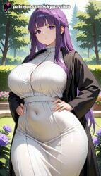 1girls 2025 :t against_tree ai_assisted ai_generated anime artist_name bamboo bamboo_forest bangs bare_tree belly big_breasts big_breasts big_breasts big_chest blue_flower bra_visible_through_clothes braid breast breasts breasts breasts bush bust busty chest christmas_tree day explicit eyebrows_visible_through_hair female fern_(sousou_no_frieren) field flower forest frieren_beyond_journey's_end garden grass hand_on_hip hand_on_own_stomach hands_on_hips hi_res high_quality high_resolution highres house hydrangea large_breasts long_hair looking_at_viewer nature outdoors palm_leaf palm_tree pantylines park patreon patreon_username pine_tree pink_flower pink_rose plant plump potted_plant pout pregnant purple_eyes purple_flower purple_hair purple_rose rose see-through skirt sky skypassion solo sousou_no_frieren stable_diffusion tree tree_shade under_tree watermark