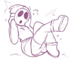 shy guy from mario (series) by aipeco18