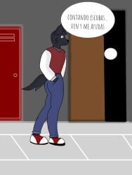 blue_eyes door furry gay moon_night29985 school