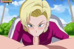 android 18 from dragon ball by foxybulma