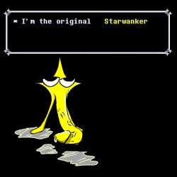 1boy big_penis bunsnthighs cum deltarune english english_text hyper_penis male male_only solo starwalker the_original_starwalker