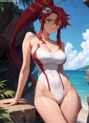 1girls 2d ai_generated ass athletic athletic_female bare_shoulders belly big_ass big_breasts curvy curvy_figure cute cute_face detailed eyelashes eyeshadow female female_only fit fit_female focus high_quality huge_breasts large_breasts legs light-skinned_female light_skin lips lipstick long_hair looking_at_viewer makeup mascara midriff nero100 pale-skinned_female pale_skin posing red_hair red_hair sagging_breasts seductive seductive_look sexy_pose stable_diffusion tagme tengen_toppa_gurren_lagann thick_ass thick_butt thick_thighs thighs wide_hips yellow_eyes yoko_littner