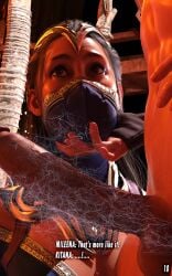 kitana from mortal kombat by roosterart
