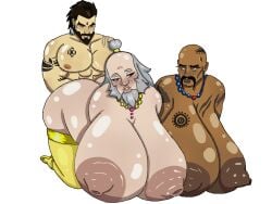bara bottom_dad busty_boy drag_makeup drag_queen fag_daddy faggot_daddy femdaddy gay gem heels huge_ass huge_breasts huge_butt huge_cock huge_cock huge_nipples huge_thighs iroh male male_only male_with_breasts necklace original_character slutty slutty_daddy stockings tattoo yaoi