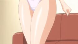 00s 1girls 2008 animated anime_screenshot aunt bra breasts brown_hair dress female hair_ribbon high_ponytail housewife large_breasts lingerie long_hair mature_female panties ponytail purple_eyes ribbon saiminjutsu_2 standing tagme takase_shino underwear yellow_hair_ribbon yellow_ribbon