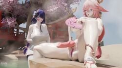 1futa 1girl1futa 3d 3d_animation anal anal_sex animated ass backsack balls balls_clench ballsack bansimp big_ass big_balls big_breasts big_penis blush canine_penis cum cum_in_ass cum_in_pussy cum_in_pussy cum_inside doggy_style ejaculation female female fucked_silly futa_on_female futanari genshin_impact hot_spring hoyoverse huge_balls intersex light-skinned_female light-skinned_futa longer_than_2_minutes longer_than_30_seconds longer_than_3_minutes longer_than_one_minute looking_back mating_press mihoyo moaning moaning_in_pleasure mp4 nude opennsfwsp penis pink_hair precum precum_drip pubic_hair purple_hair raiden_shogun shorter_than_four_minutes sound steamy tagme testicles testicles_clench throbbing_penis video yae_miko