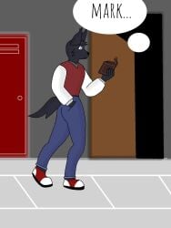 blue_eyes book furry gay moon_night29985 school