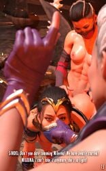 3d abs ass being_watched black_hair breeding_kink breeding_request clapping_cheeks cleavage comic cum_denial dialogue doggy_style female femdom fit_futa fucked_from_behind futa_on_female futanari incest incest_impregnation kitana magic mileena mortal_kombat mortal_kombat_1_(2023) older_sister_and_younger_sister orgasm penetration penis_in_pussy pointing princess repopulation roosterart sex sindel sisters tight_pussy twins