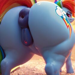 1girls 4_legs ai_generated all_fours animal_genitalia animal_pussy anus ass ass_focus back_view beach big_anus big_ass big_butt blue_body blue_skin bottom_heavy close-up cutie_mark equine equine_anus equine_genitalia equine_pussy fat_ass fat_butt fat_pussy female female_focus female_only friendship_is_magic from_behind genitals hasbro hips hooves horse horse_anus horse_genitalia horse_pussy huge_ass huge_butt huge_hips huge_thighs hyper_anus hyper_ass hyper_butt looking_at_viewer looking_back looking_back_at_viewer mammal mane massive_ass massive_butt massive_hips massive_thighs multicolored_hair my_little_pony my_little_pony_friendship_is_magic outdoors outside pegasus pink_eyes ponut pony pony_diffusion_xl pony_tail presenting presenting_anus presenting_ass presenting_hindquarters presenting_pussy puffy_anus pussy rainbow_dash_(mlp) rainbow_hair rainbow_tail rear_view sand smile smiling smiling_at_viewer smug smug_face solo solo_female standing sunset tail tail_aside thick_thighs thunder_thighs vagina wide_hips