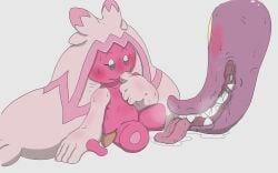 cum generation_3_pokemon generation_9_pokemon humanoid mawile nintendo no_humans not_furry pheroviran pokemon pokemon_(species) tinkaton yuri