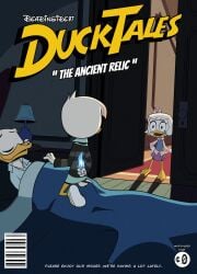 1boy 2girls anthro comic_page cover_page deadinside97 disney duck ducktales ducktales_(2017) furry lena_de_spell older_male safe_for_work scrooge_mcduck webby_vanderquack