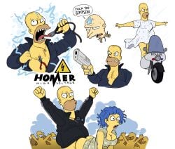 hellonearthiii homer_simpson marge_simpson sex sex_from_behind the_simpsons