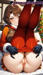 1girls 2025 ahoge ai_assisted ai_generated anime anime_girl anime_style anus artist_name ass big_ass big_butt black_gloves blush booty brown_eyes brown_hair bubble_ass bubble_butt buttocks christmas christmas_tree clitoral_hood clothes_pull crotch dripping_pussy electroworld endorsi_jahad exposed_anus exposed_pussy female female_genitalia fur-trimmed_capelet fur-trimmed_coat fur-trimmed_gloves fur-trimmed_headwear fur-trimmed_hood fur-trimmed_jacket fur-trimmed_legwear fur-trimmed_sleeves fur_collar fur_trim genitals gloves hair_ornament hairclip hi_res high_quality high_resolution highres indoors juicy_pussy large_ass legs_up looking_at_viewer lying no_panties pantyhose_pull patreon patreon_username plump_ass pussy pussy_lips pussy_peek round_ass santa_costume santa_hat shaved_pussy short_hair slit smile solo stable_diffusion tight_anus tight_pussy tower_of_god uncensored uncensored_pussy uncensored_vagina vagina vulva watermark wet_pussy