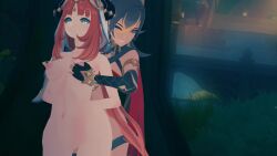 1futa 1girls 3d animated cum dehya_(genshin_impact) female futa_on_female futa_with_female futanari genshin_impact lluanhyperzero naked naked_female nilou_(genshin_impact) sex_from_behind stealth_sex tagme thick_ass thick_thighs twintails video