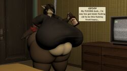 bbw big_ass big_breasts breasts bubble_butt cleavage huge_ass huge_breasts kingofthekabuto milf overweight queenofthekabuto thick_thighs wide_hips