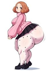 ai_generated big_ass big_breasts bottom_heavy gigantic_ass gvukub haru_okumura huge_ass persona persona_5 thick_thighs