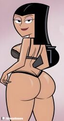 ai_generated back_view danny_phantom female latina_female lingerie nickelodeon nicktoons paulina_sanchez solo srjorgeromero