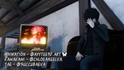 3d amateurthrowaway animated blender blowjob chloeangelva christmas christmas_outfit doggy_style fingering joker_(persona) persona persona_5 sadayo_kawakami succubaeva tae_takemi tagme video voice_acted