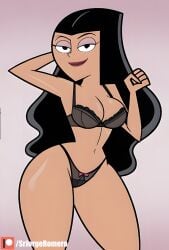 ai_generated danny_phantom female latina lingerie nickelodeon nicktoons paulina_sanchez solo srjorgeromero